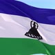 Lesotho Flag Looping Background - VideoHive Item for Sale