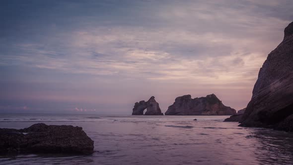 Beautiful New Zealand coast alt