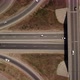 Aerial Top Down View of Transport Junction, Traffic Cross Road Junction Day - VideoHive Item for Sale