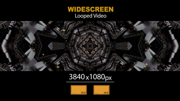 Widescreen Sci Fi Machine Kaleidoscope 01