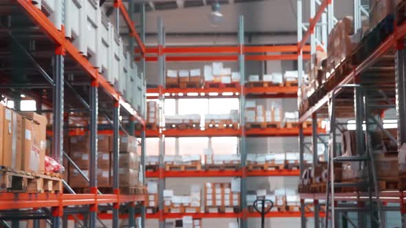 Industrial Storage at Metal Factory Warehouse with Industrial Goods alt