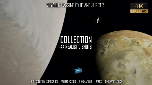 Voyager Passing By IO And Jupiter I