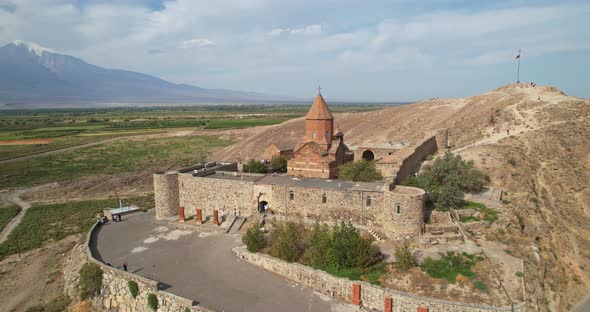 Khor Virap Monastery in Armenia alt