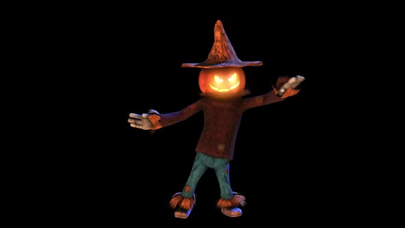 Break dance scarecrow with alpha alt