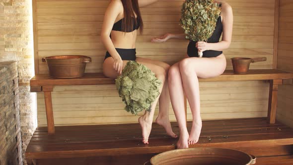 Attractive Women Spend Time in Vaporarium alt