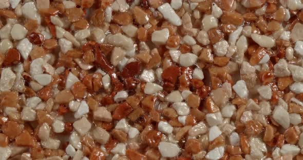 Closeup Texture of Fine Marble Chips
