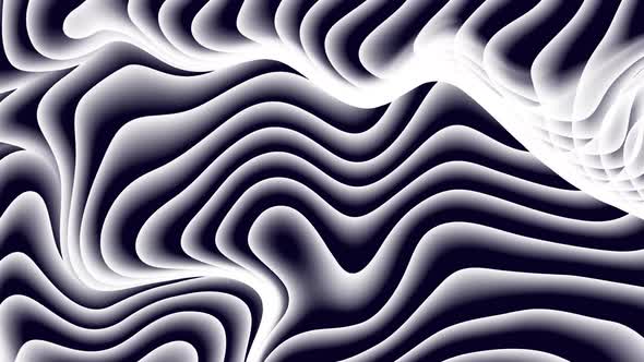 Animated White Liquid Color Smooth Wavy Background Motion Video alt