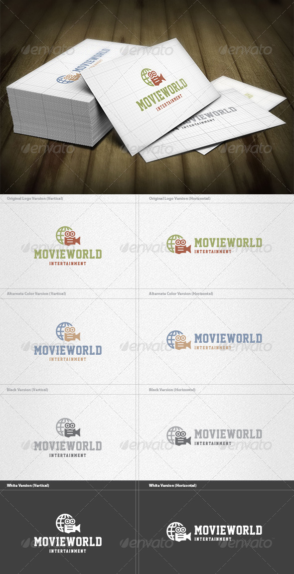 Movie World Logo - Symbols Logo Templates