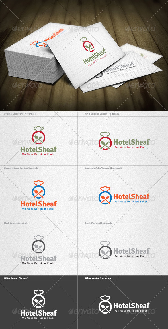 Hotel Sheaf Logo - Food Logo Templates
