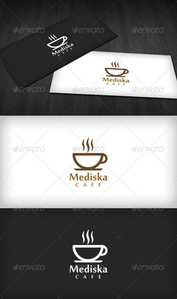 Mediska Cafe Logo - Food Logo Templates