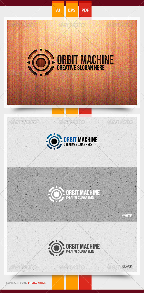 Orbit Machine Logo Template - Objects Logo Templates