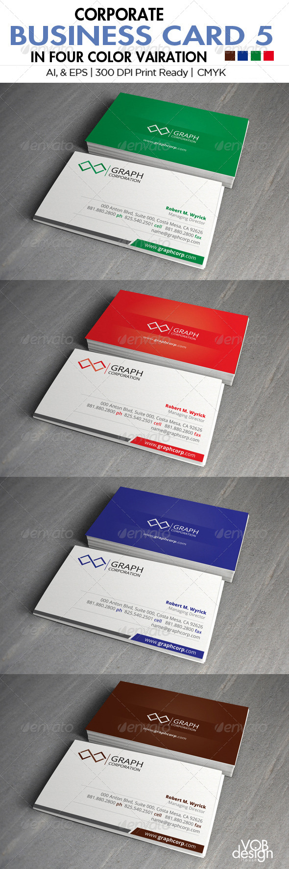Corporate Business Card 5 - Creative Business Cards