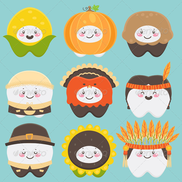 Thanksgiving Teeth - Miscellaneous Seasons/Holidays
