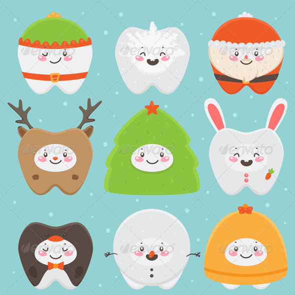 Christmas Teeth - Christmas Seasons/Holidays