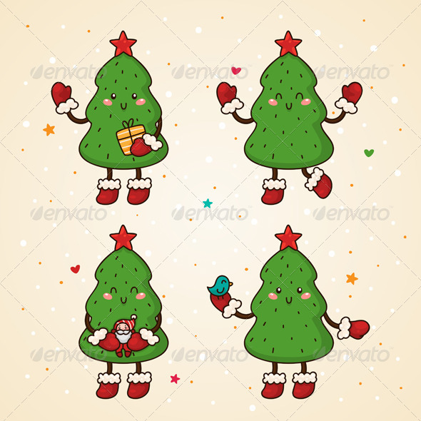 Christmas Tree, Set - Christmas Seasons/Holidays