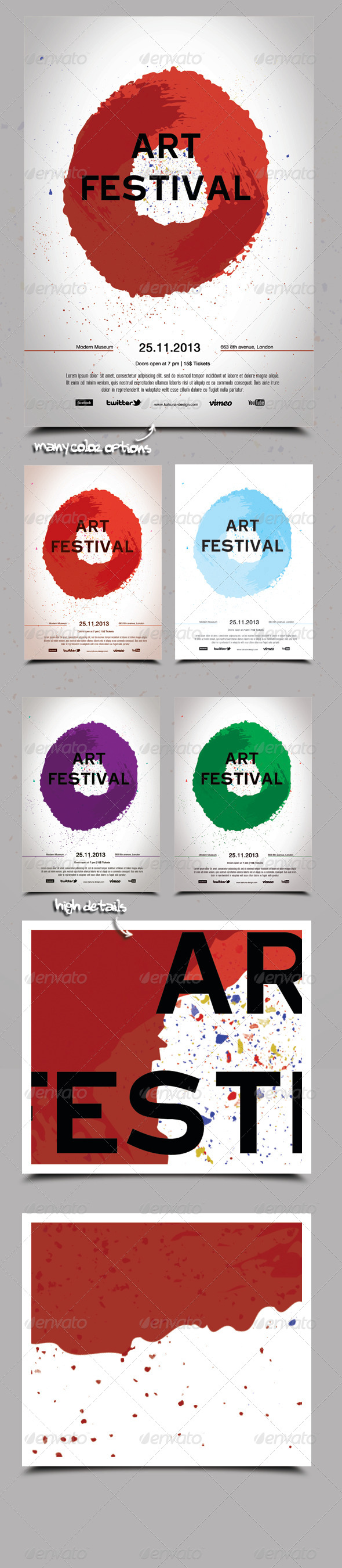 Art Festival Poster / Flyer - Events Flyers