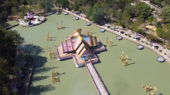 Temple High Angle Wat Tham Marot