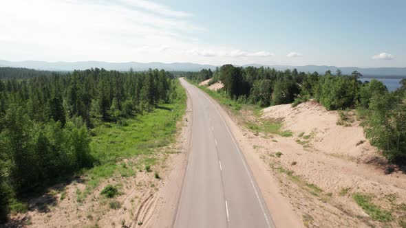Summertime Imagery of Lake Baikal is a Rift Lake Located in Southern Siberia Russia Baikal Lake alt