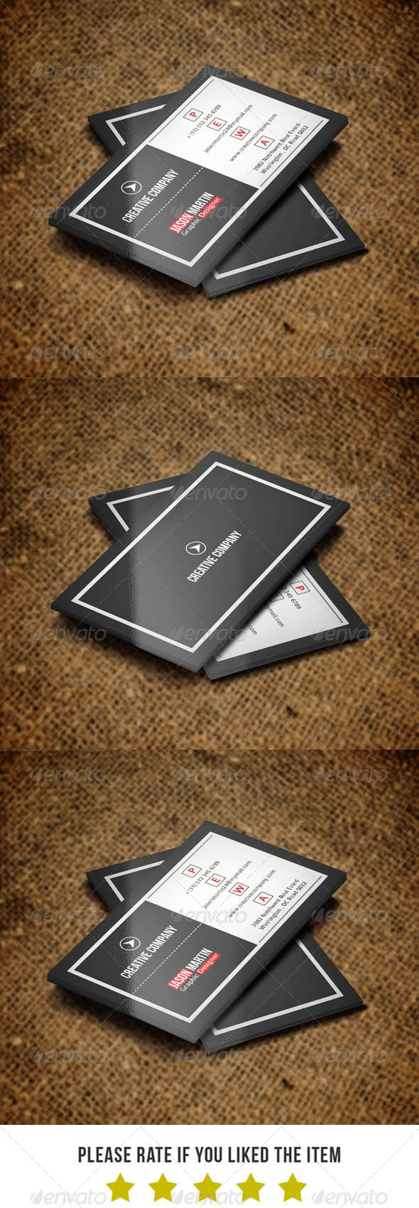 Corporate Business Card v34 - Corporate Business Cards
