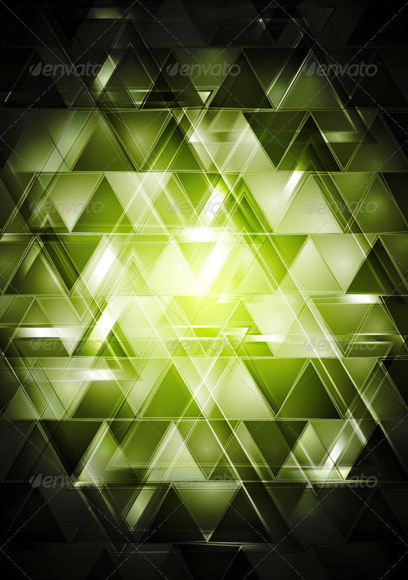 Abstract Glossy Hi-Tech Backdrop - Backgrounds Decorative