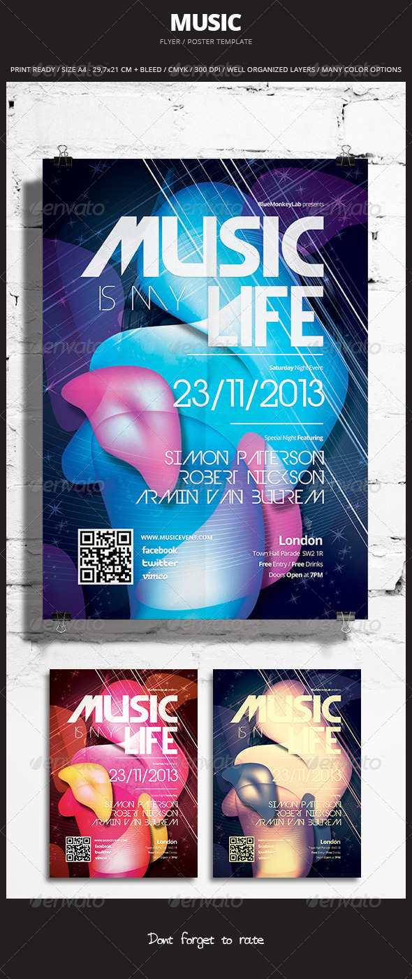 Music Flyer / Poster 8 - Events Flyers