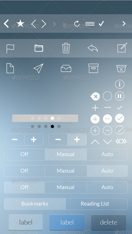 User Interface App, Web Elements | GraphicRiver