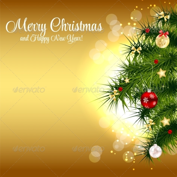 Abstract Christmas and New Year Background. - Christmas Seasons/Holidays