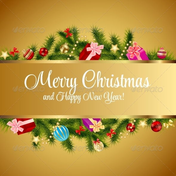 Abstract Christmas and New Year Background. - Christmas Seasons/Holidays