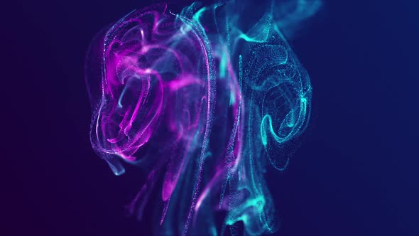 Ultraviolet Particle Swirl