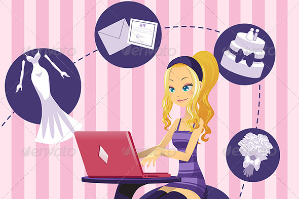 Woman Planning for Wedding - Commercial / Shopping Conceptual