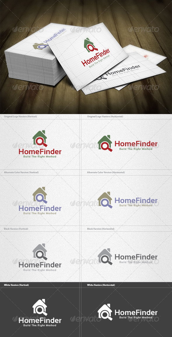 Home Finder Logo - Buildings Logo Templates