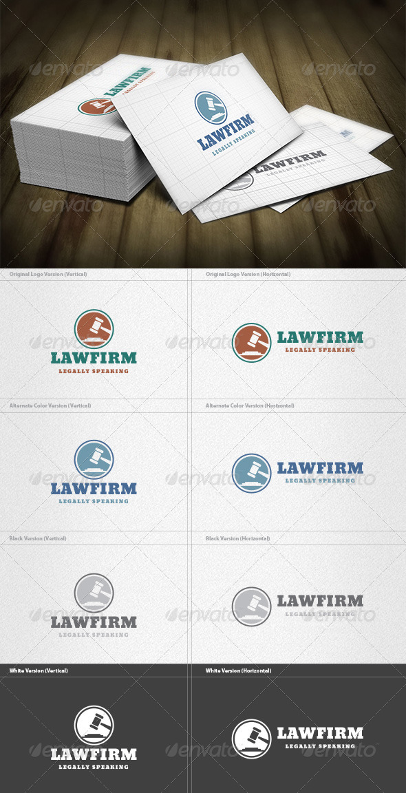 Law Firm Logo - Objects Logo Templates