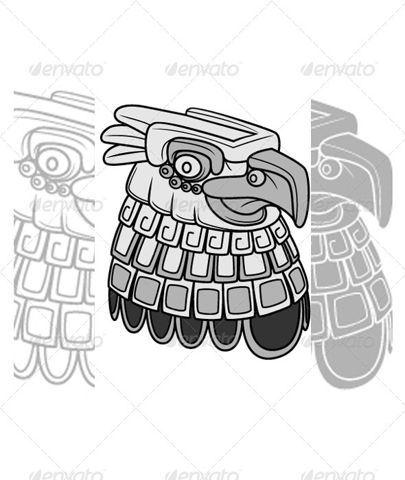 Tribal Eagle Head - Tattoos Vectors