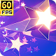 Neon Glowing Stars Tunnel 4k - 84