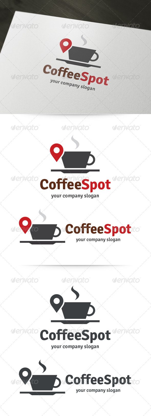 Coffee Spot Logo - Abstract Logo Templates