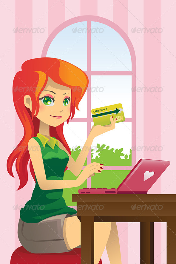 Woman Online Shopping - Commercial / Shopping Conceptual