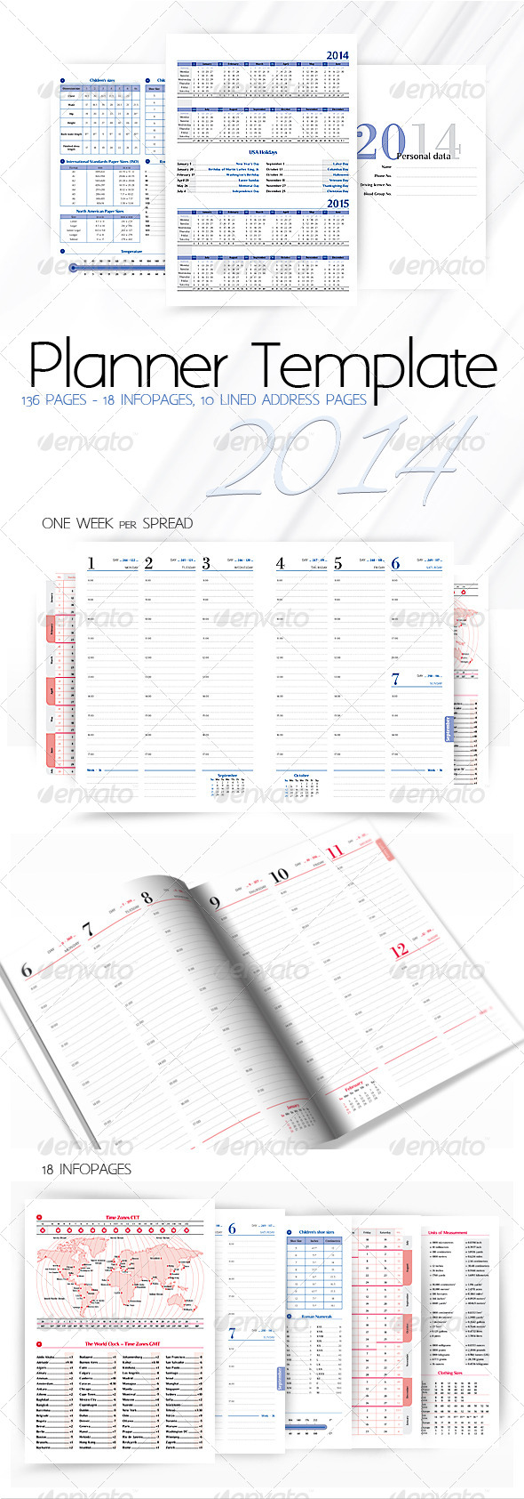 Planner-Diary-Organizer 2014 - Calendars Stationery