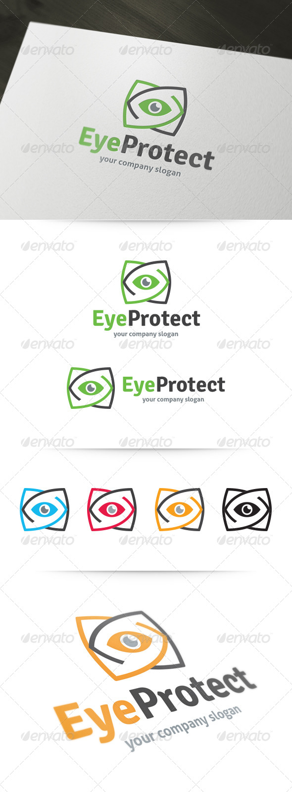Eye Protect Logo - Abstract Logo Templates