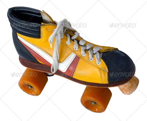 Retro Roller Skate - Stock Photo - Images