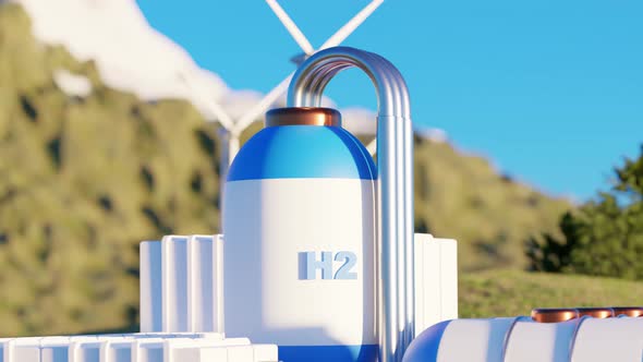 Concept of an Energy Storage System Based on Electrolysis of Hydrogen Wind Farms alt