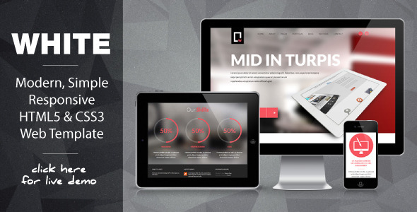White - Multipurpose Modern Responsive Template - Creative Site Templates