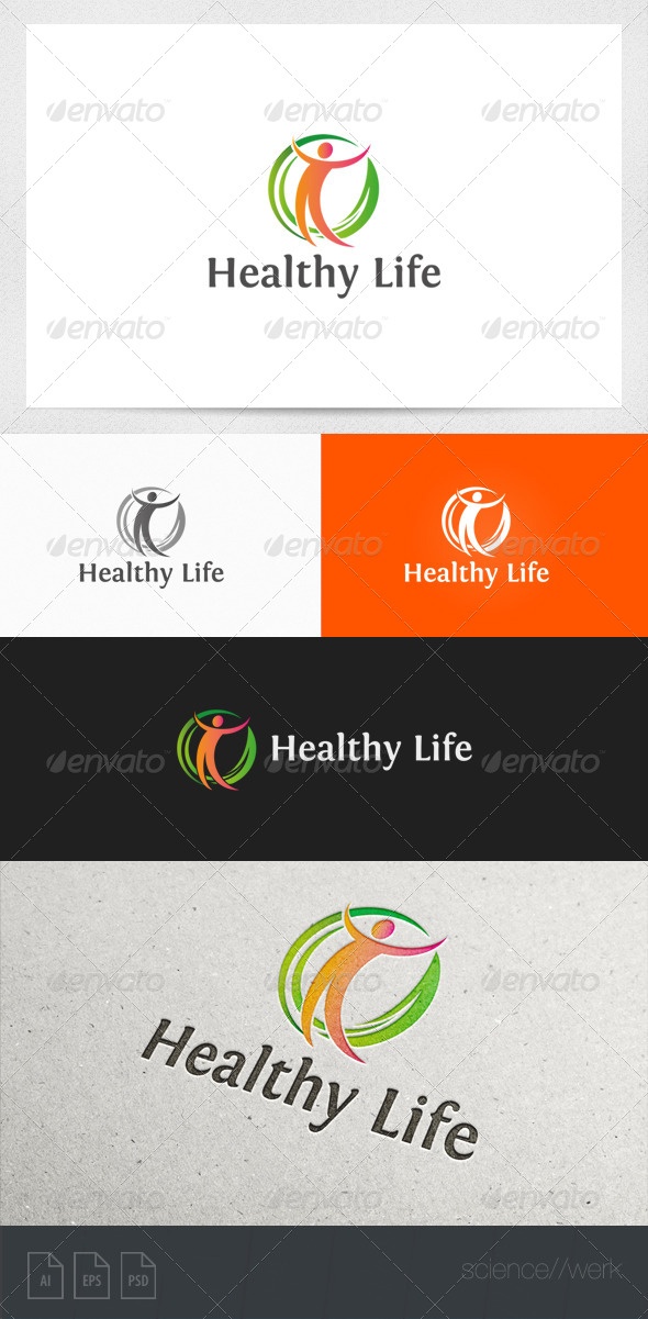 Healthy Natural Life Logo Template - Nature Logo Templates