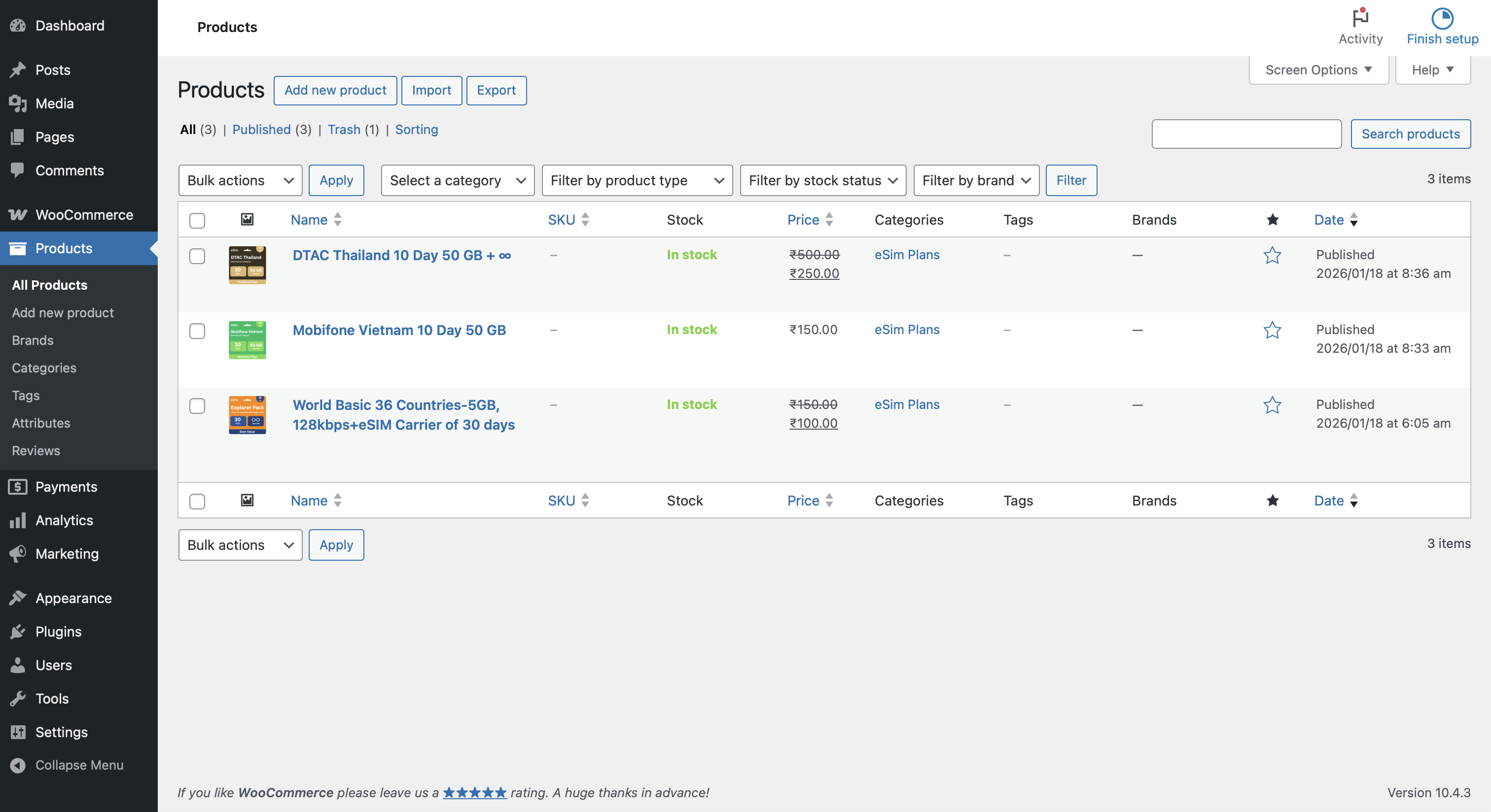 Admin Manage Sale Prices
