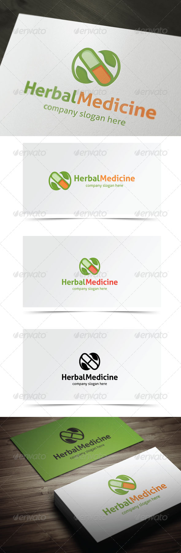 Herbal Medicine - Objects Logo Templates