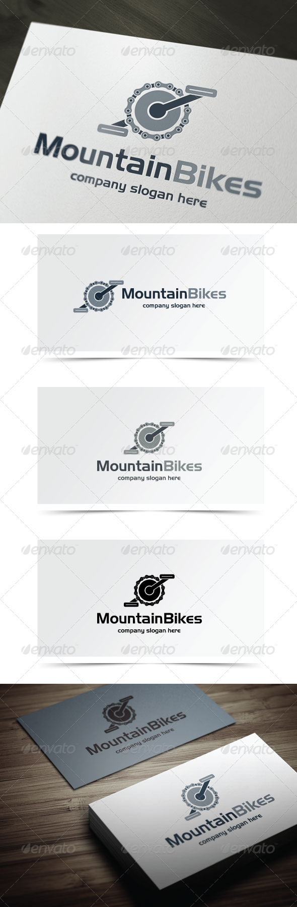 Mountain Bikes - Objects Logo Templates
