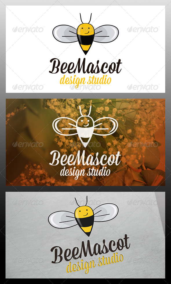 Bee Logo Template - Animals Logo Templates