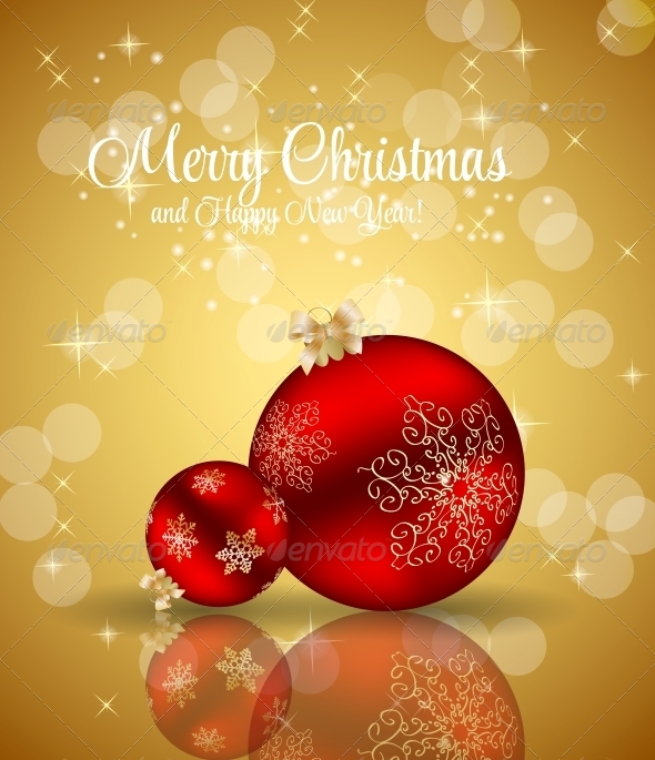 Abstract Christmas and New Year Background - Christmas Seasons/Holidays