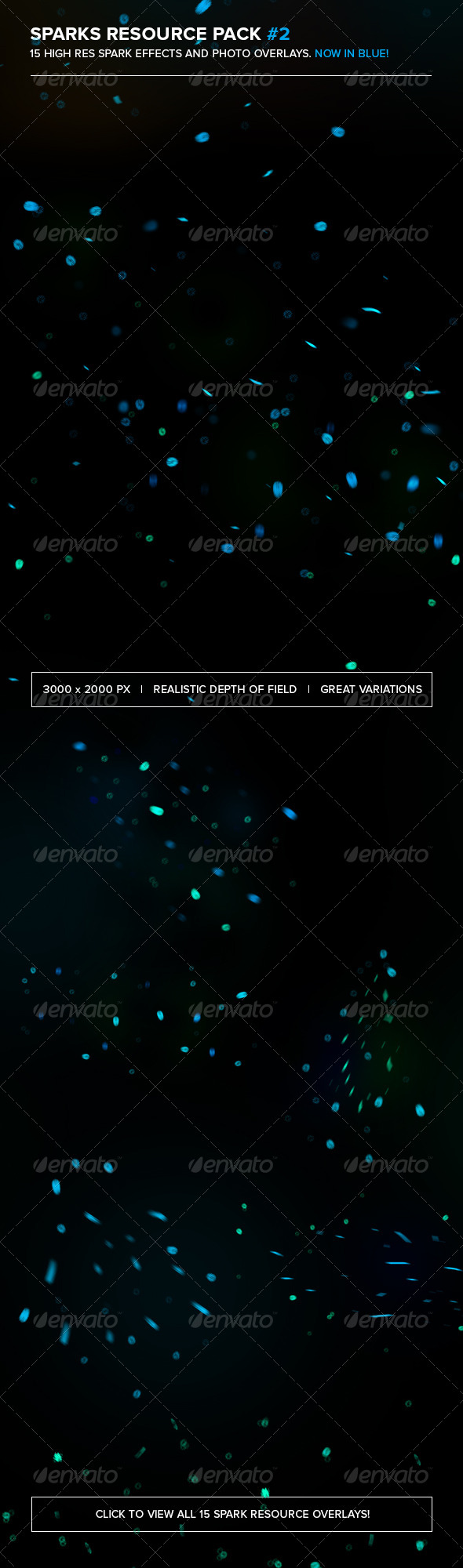 Sparks Photoshop Resource Pack #2 - Decorative Graphics