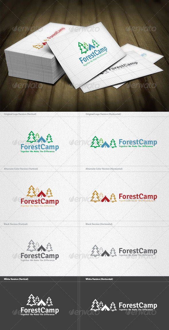 Forest Camp Logo - Nature Logo Templates