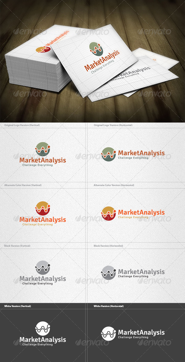 Market Analysis Logo - Vector Abstract